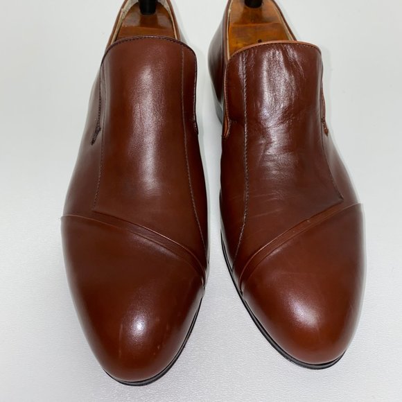 NEW ENZO CARISI Leather Shoes Size 10 - Picture 3 of 8